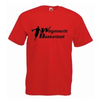 Red Weymouth Basketball Kids T-Shirt