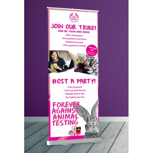 Printed Roll Up Banner Body Shop
