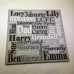 Your Words On A Canvas Print