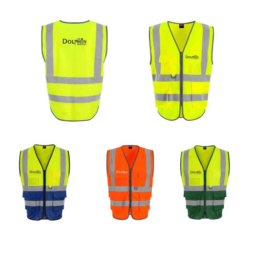 Executive Zipped Hi Viz Vest