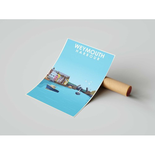Weymouth Harbour Poster