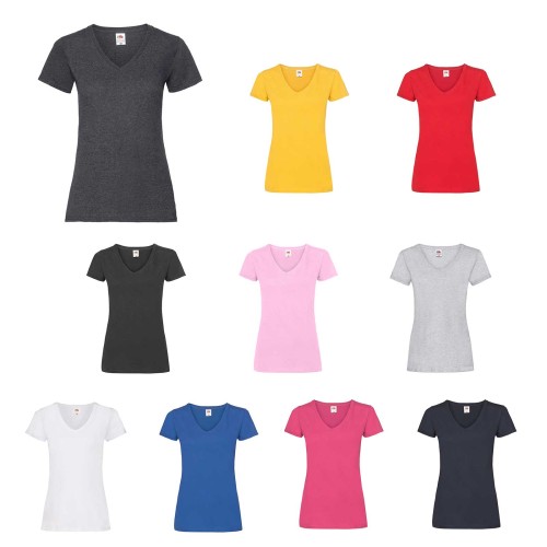 V Neck T Shirt Ladies