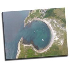 Lulworth Cove Birds Eye View