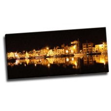 Weymouth Harbour At Night