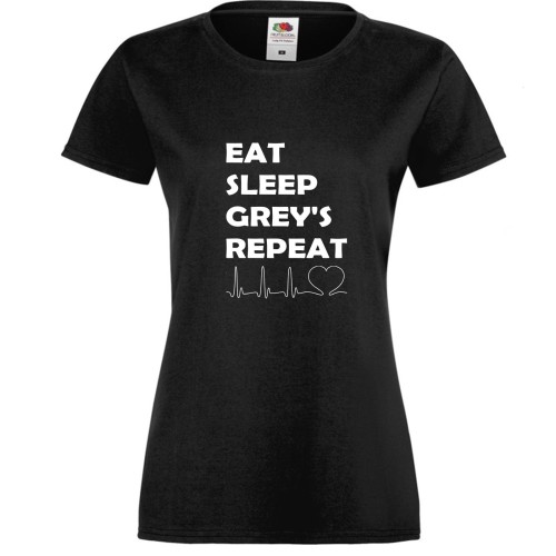 Eat Sleep Grey's Repeat T Shirt