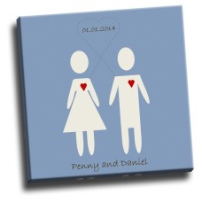 Personalised Anniversary Canvas