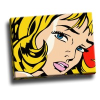 Roy Lichtenstein Blonde 16x12