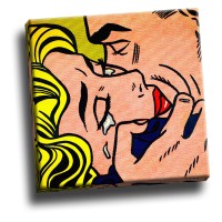 Roy Lichtenstein Kiss Pop Art Animation Cartoon